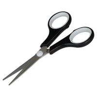 Schere 13 cm Schwarz Mit Kunststoffgriff - KONVENTIONELL, Metall (13cm)