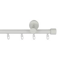 Vorhangstange Weiß L: 350 Cm - Weiß, KONVENTIONELL, Metall (350cm)