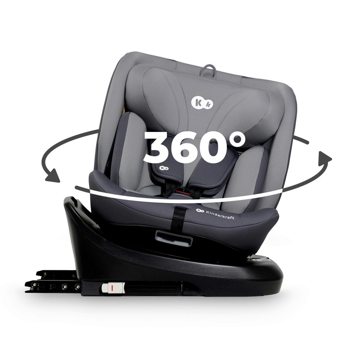 Kindersitz i-Grow i-Size Grau, B/H/T: 44x81x34cm - Dunkelgrau/Grau, Basics, Kunststoff (44/81/34cm) - Kinderkraft