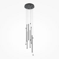 Pendelleuchte Light Stick - Schwarz, MODERN, Metall (35/57,5cm) - MAYTONI