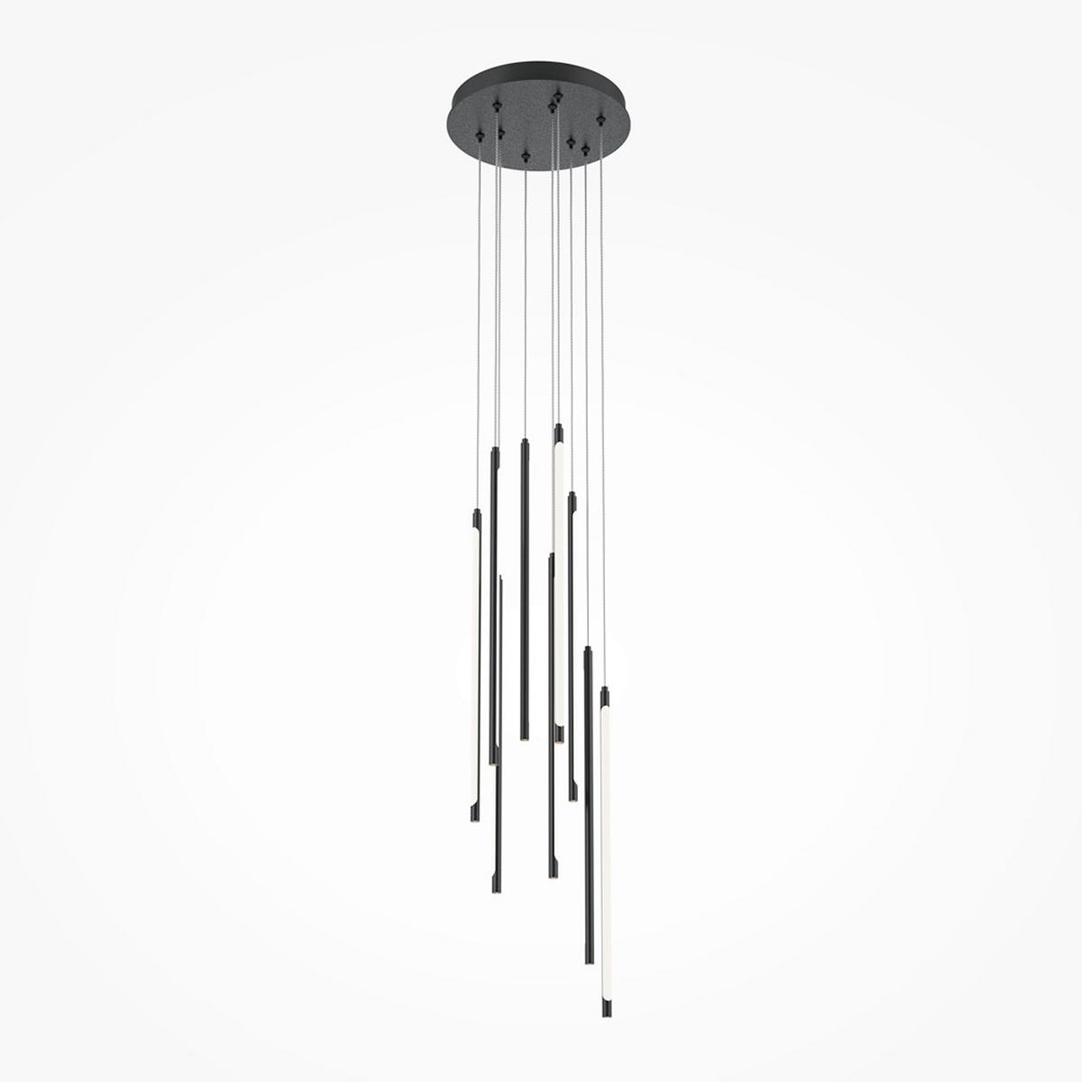 Pendelleuchte Light Stick - Schwarz, MODERN, Metall (35/57,5cm) - MAYTONI