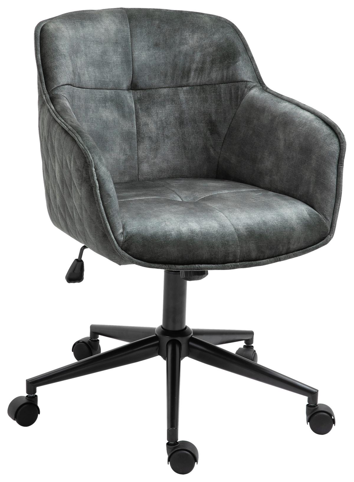 Drehstuhl Watson - Schwarz/Grün, MODERN, Kunststoff/Textil (57/91/58cm) - Livetastic