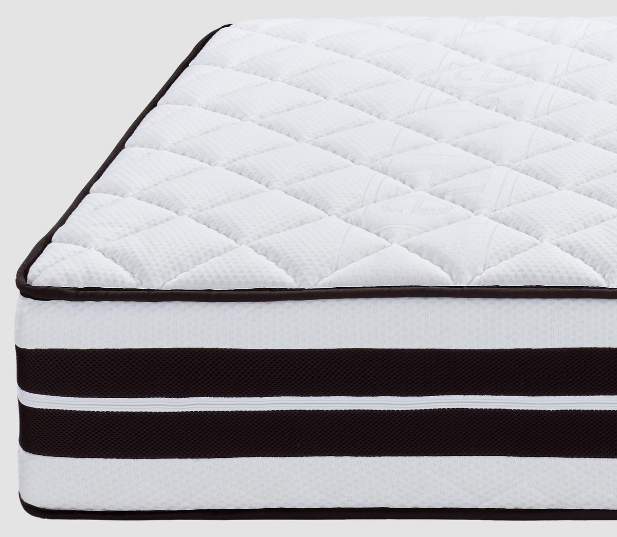 Taschenfederkernmatratze Cecile 80x200cm Mittelfest - Weiß, Textil (80/200cm) - Ele