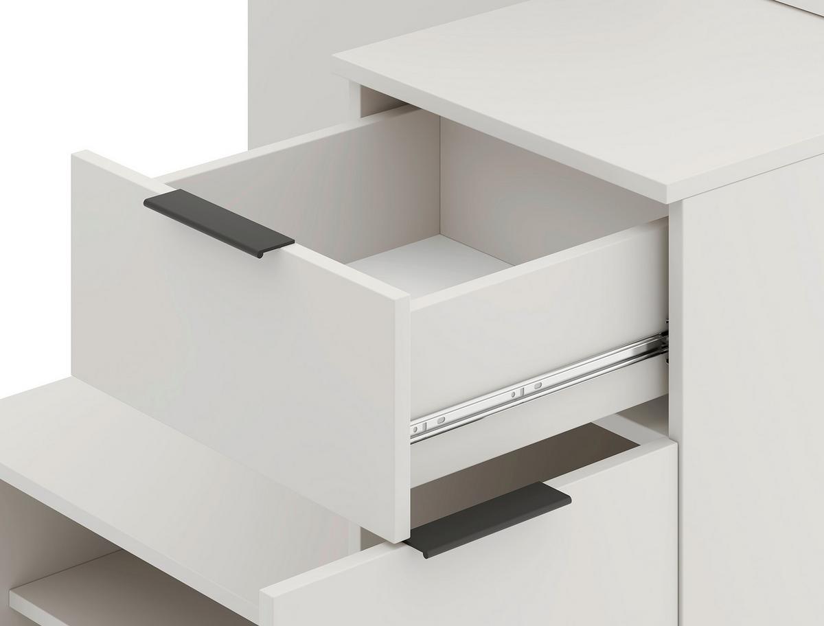 Predsieňový nábytok Amando 1, š: 100 cm, kašmírová - kašmírová, Konventionell, kompozitné drevo (100/204/40cm)