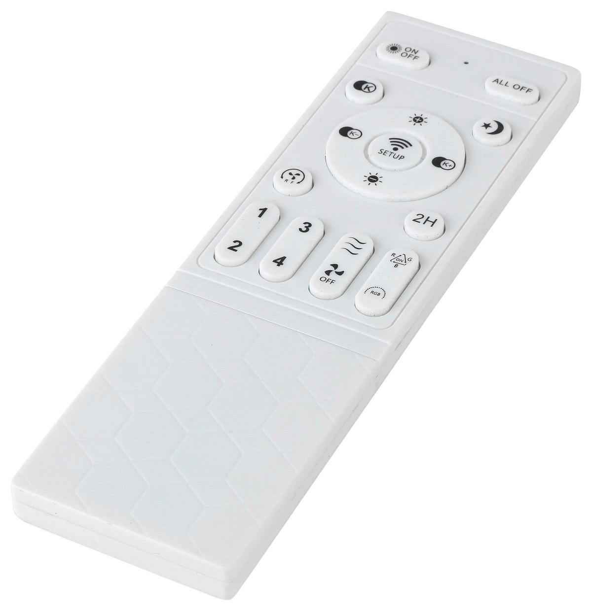 Led Mennyezeti Ventilátor Nua - krómszínű/áttetsző, Modern, műanyag/fém (49/16cm) - Luca Bessoni