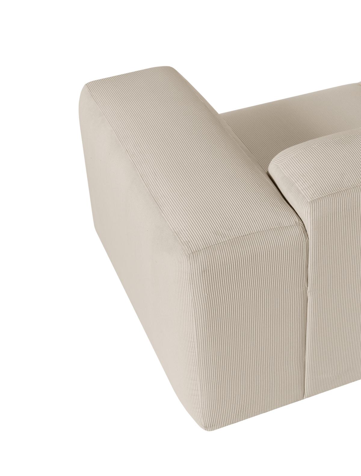ECKSOFA Hannah Beige S: 200x304cm - Beige/Schwarz, Design, Textil (200/304cm) - MID.YOU