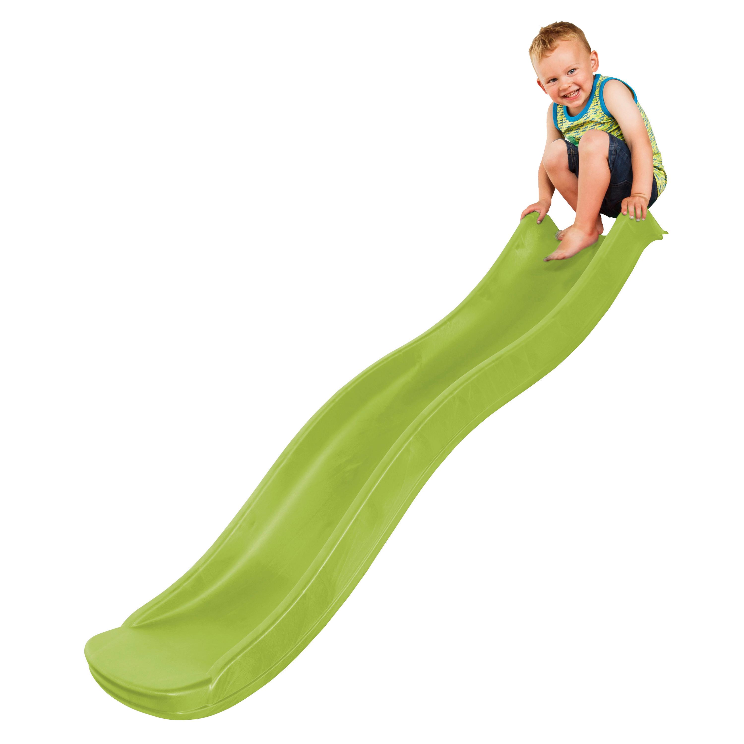 Kinderrutsche A039.090.10 - Grün, KONVENTIONELL, Kunststoff (41,5/17/180cm) - Ambia Garden