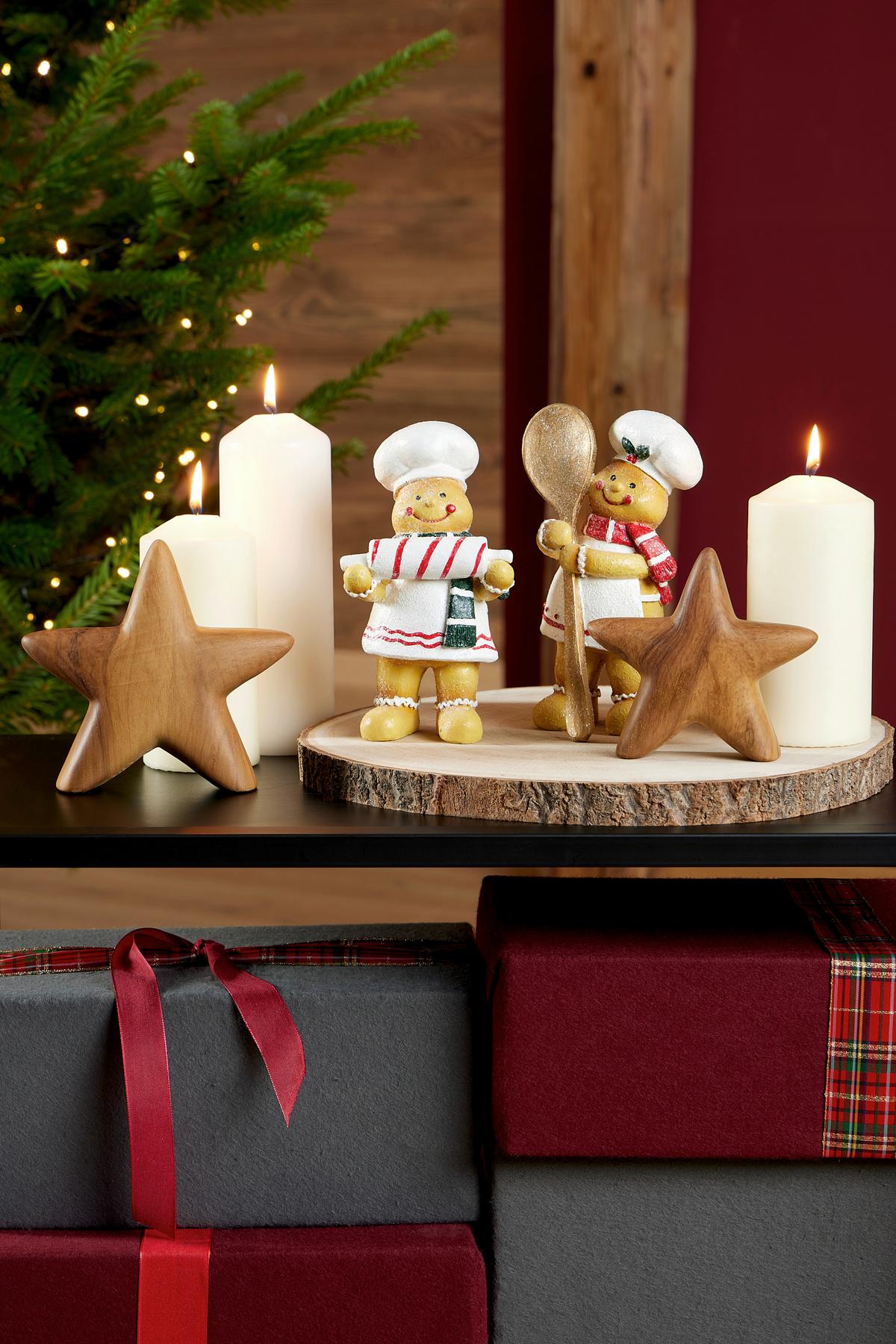 Stumpenkerze Christina - Creme, Basics, Naturmaterialien (6,6/20cm) - Luca Bessoni