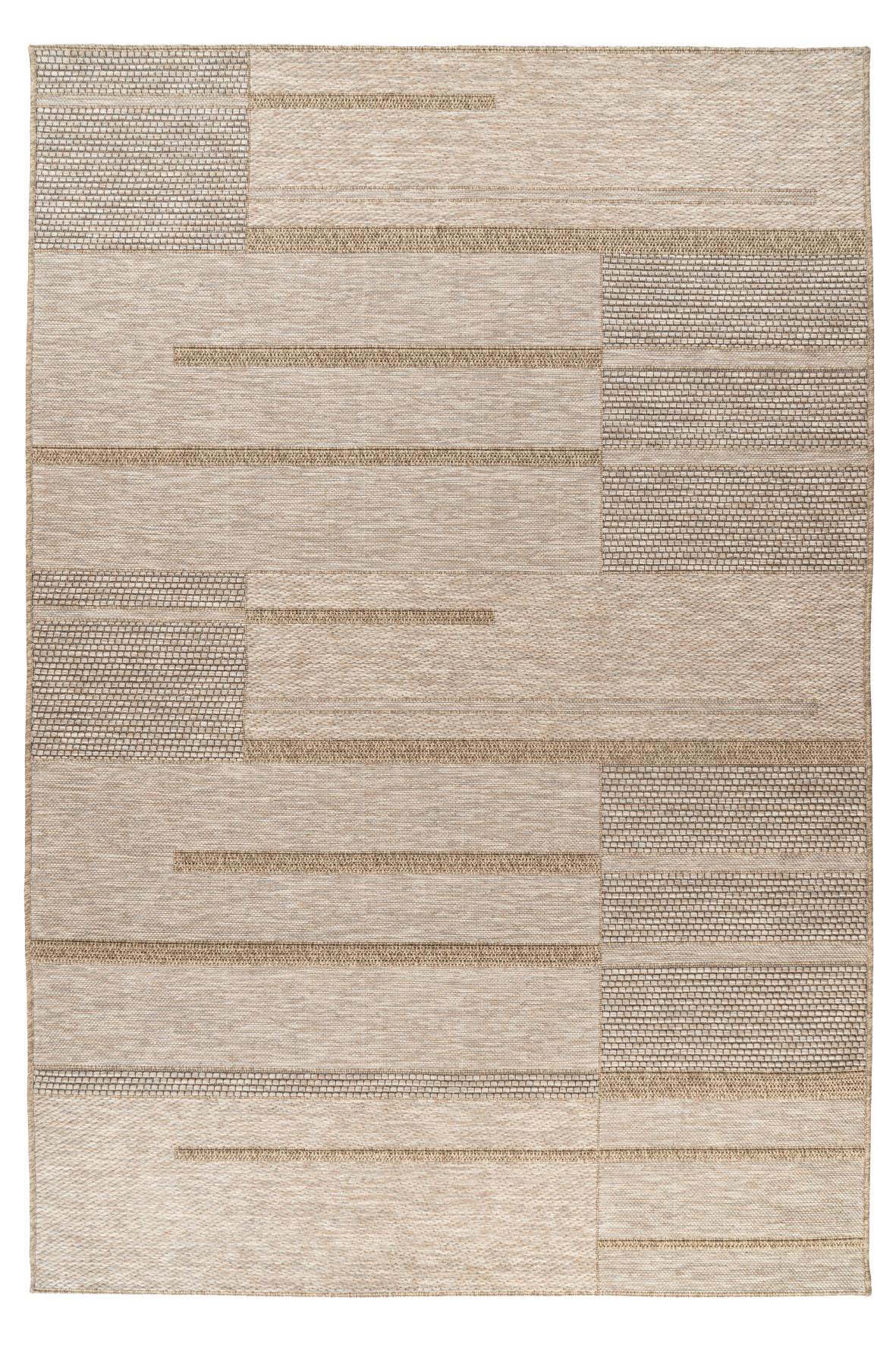 Flachwebteppich My Oslo 706 - Taupe, Design, Textil (120/170cm) - Obsession