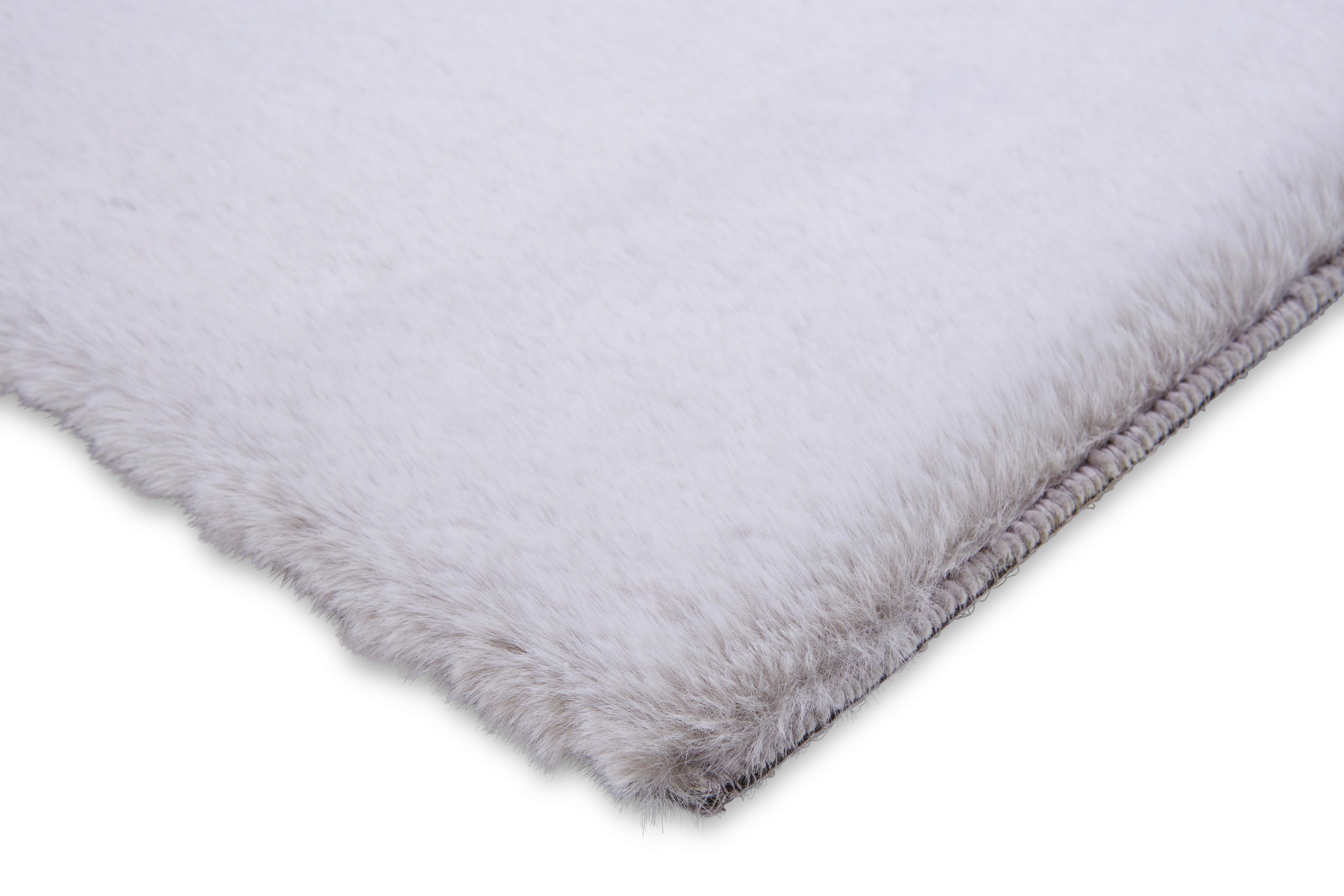 Umělá Kožešina Denise 2, 120/160cm - bílá/barvy stříbra, Romantický / Rustikální, kožešina/textil (120/160cm) - Modern Living
