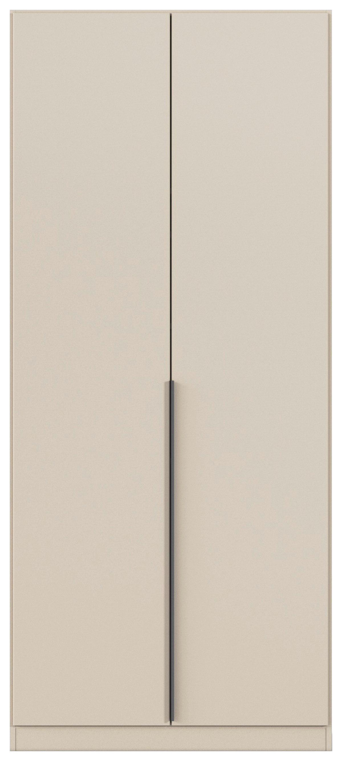 Drehtürenschrank Alabama Champagner B: 91 cm - Champagner, MODERN, Holzwerkstoff (91/229/54cm) - Rauch Möbel