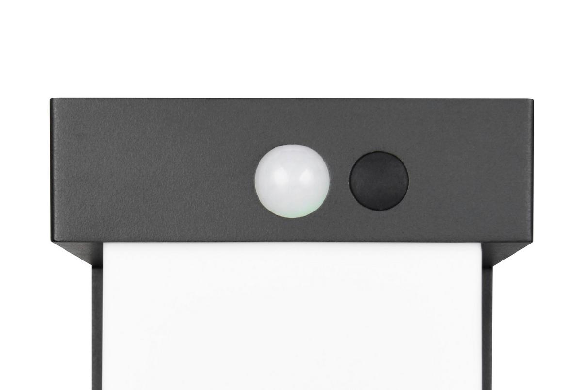 Wegeleuchte Colombo Schwarz Weiß L: 14 Cm - Schwarz/Weiß, Design, Kunststoff/Metall (14/15,5/50cm)