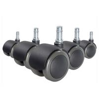 Drehstuhlrolle Rolo Fix - Schwarz, Basics, Kunststoff (5/6,1/5cm) - MID.YOU