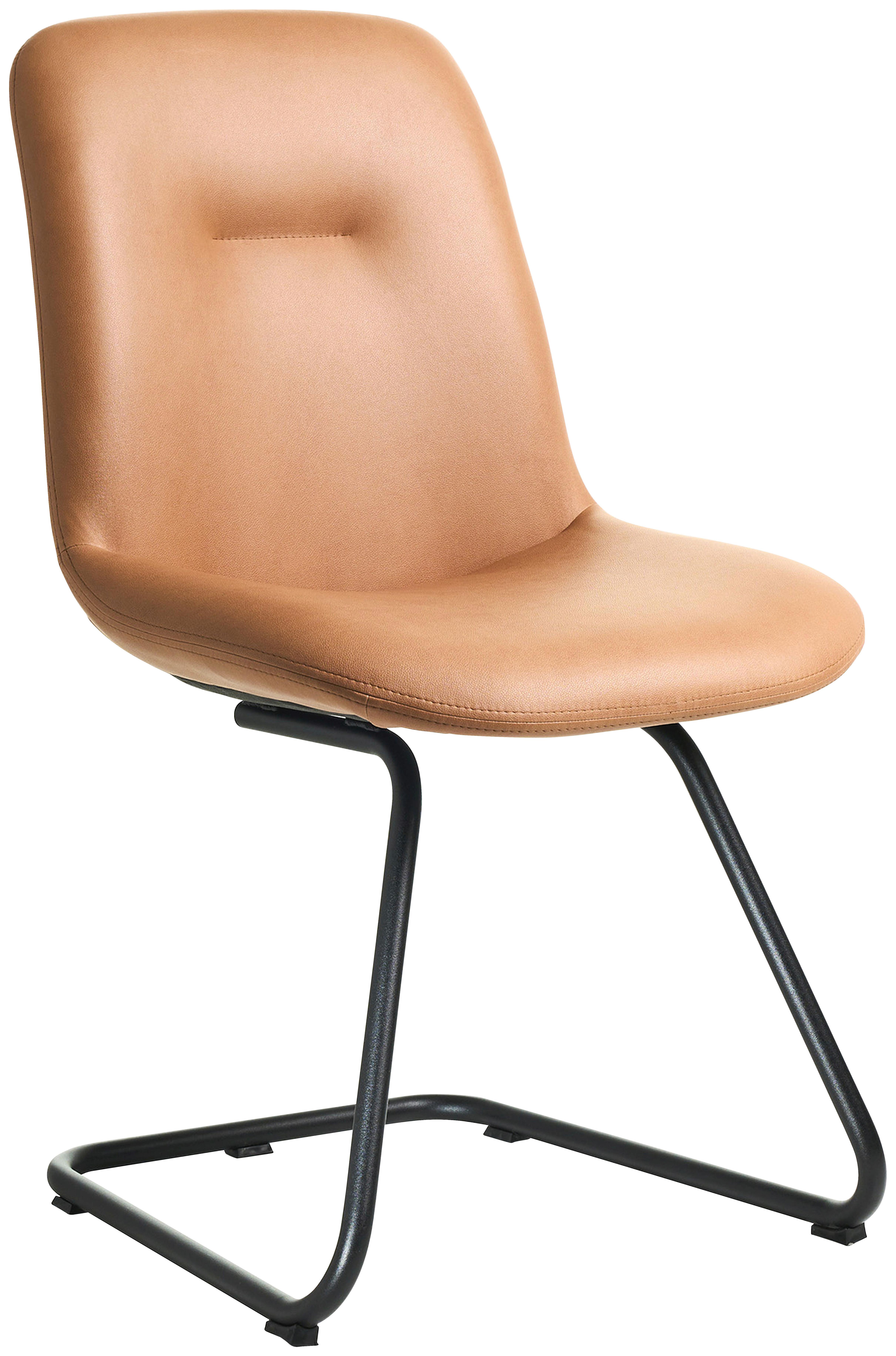 STOLIČKA SWING-CH - čierna/koňaková, Basics, kov/textil (51/89/61cm) - Celina Home