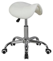 Höhenverstellbarer Bürohocker CURVE in Weiß Höhenverstellbarer Bürohocker CURVE in Weiß