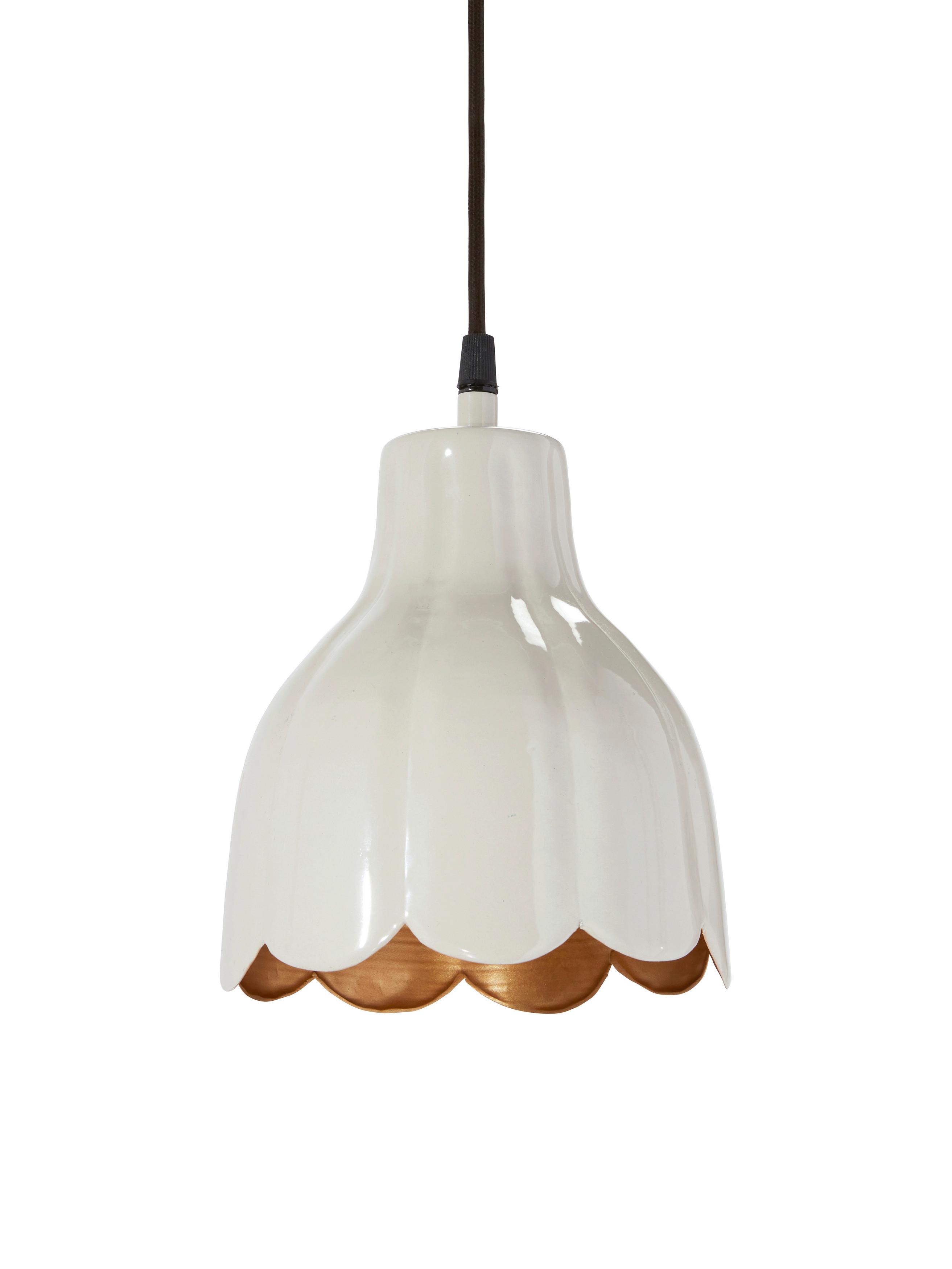 HÄNGELEUCHTE 4231718 TULIPPA - Beige, KONVENTIONELL, Metall (17/20/17cm) - PR Home
