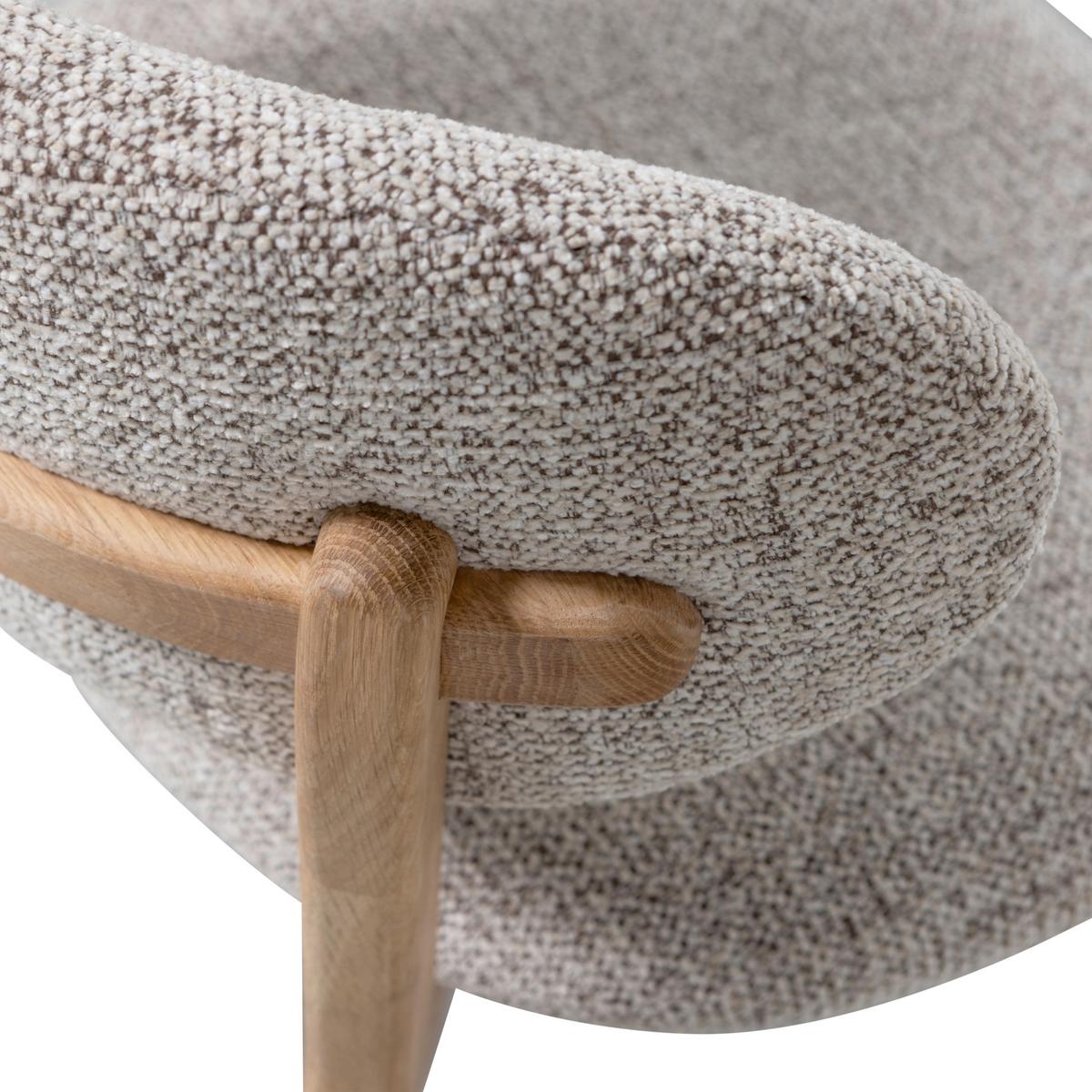 Stuhl-Set Udar Naturfarben B: 51cm - Naturfarben, MODERN, Holz/Textil (51/82/60cm) - Livetastic