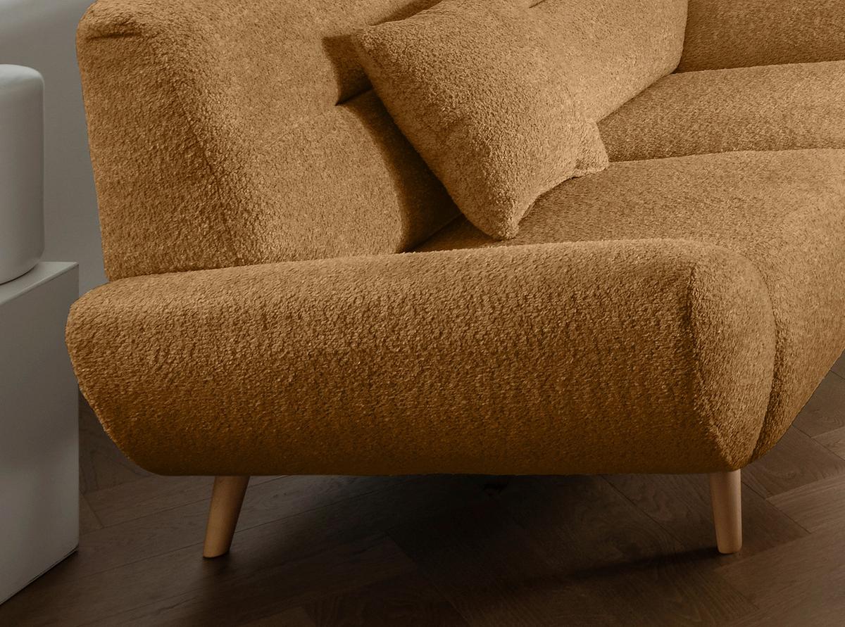 2-Sitzer-Sofa Drago, Goldfarben B: 173 cm - Wildeiche/Goldfarben, KONVENTIONELL, Textil (173/81/90cm) - MID.YOU