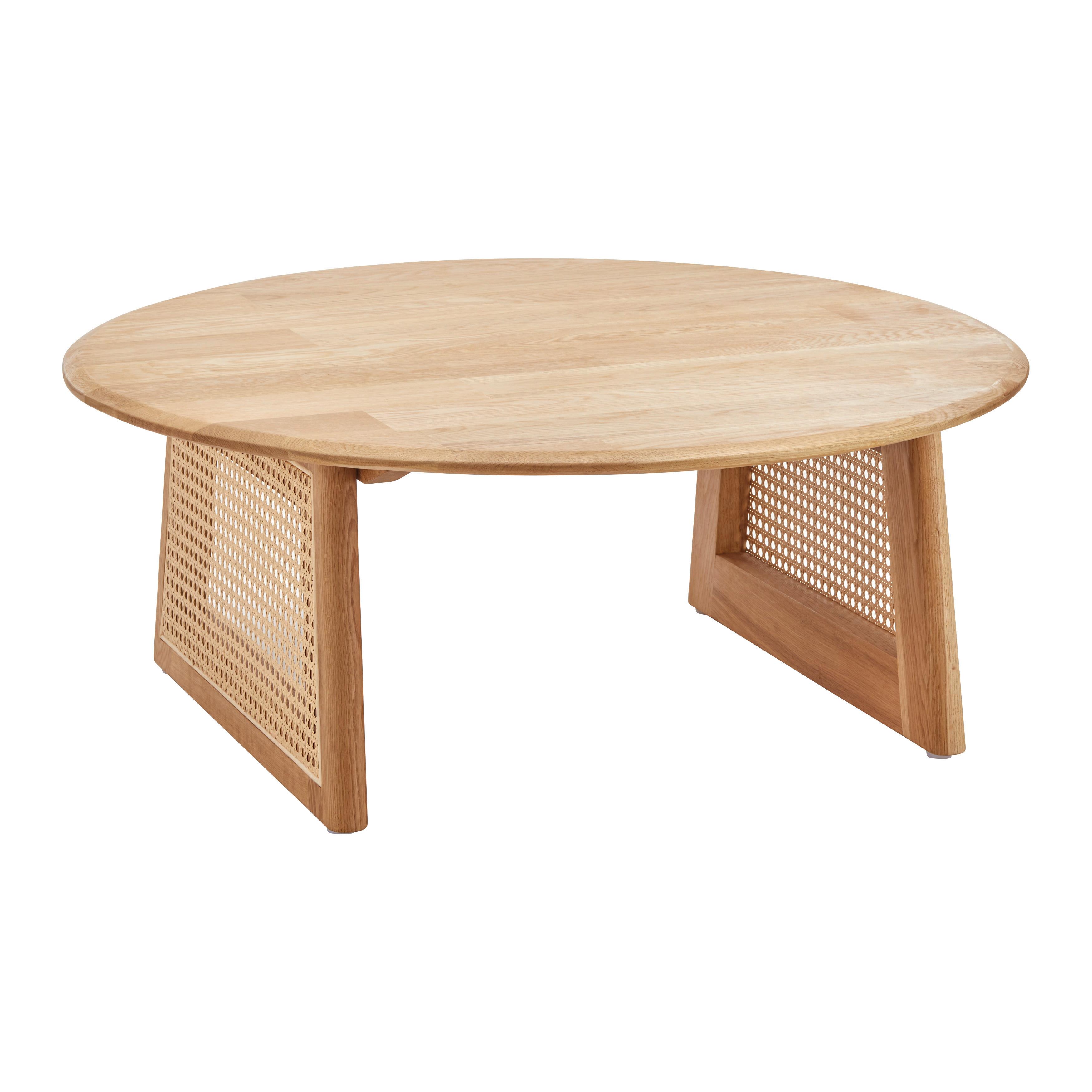 Konferenční stůl masiv Biella přirodní - přírodní barvy, Moderní, dřevo (80/80/30cm) - Bessagi Home