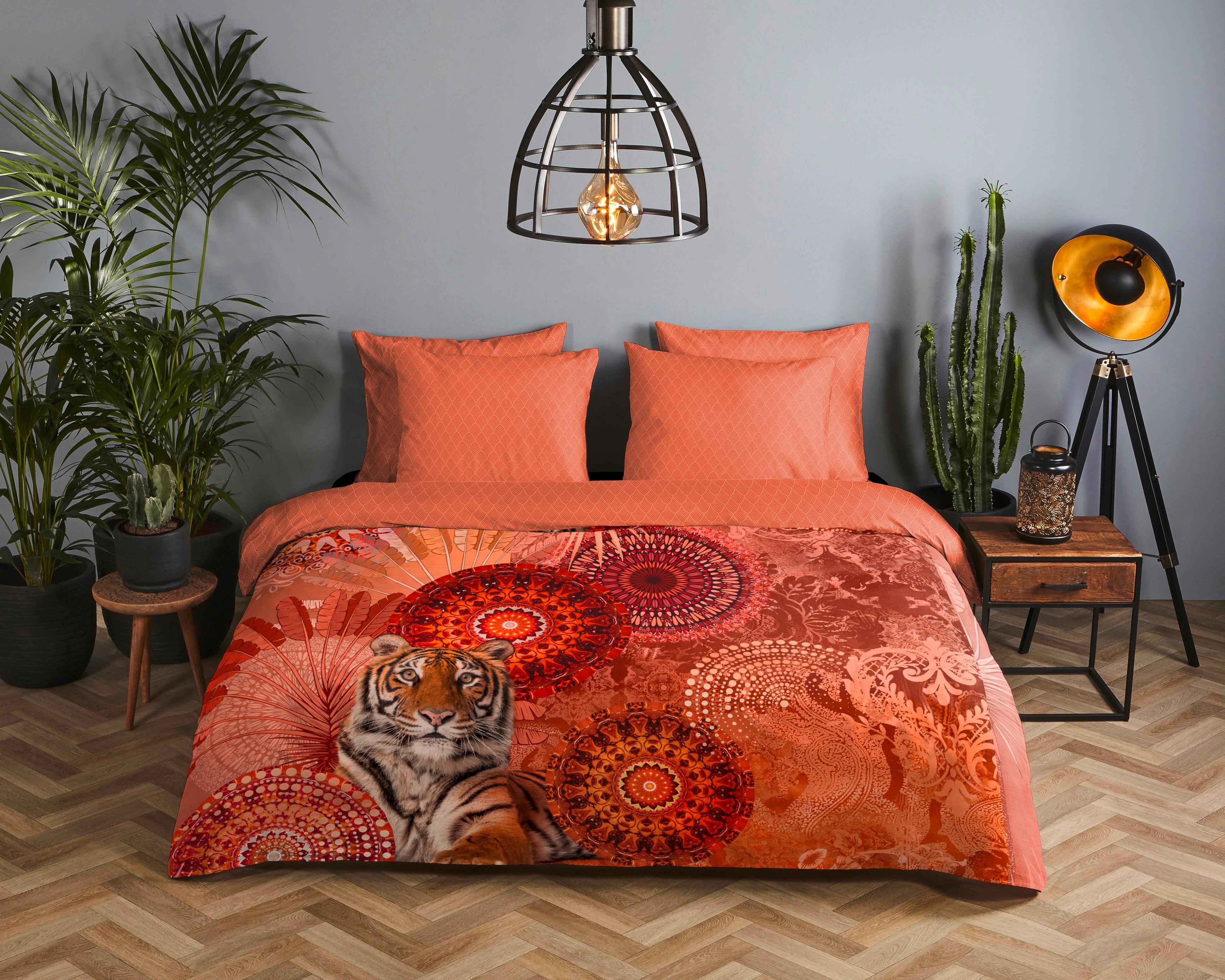 Bettwäsche Anakin Terracotta 140x200 Cm - Terracotta, LIFESTYLE, Textil (140/200cm)