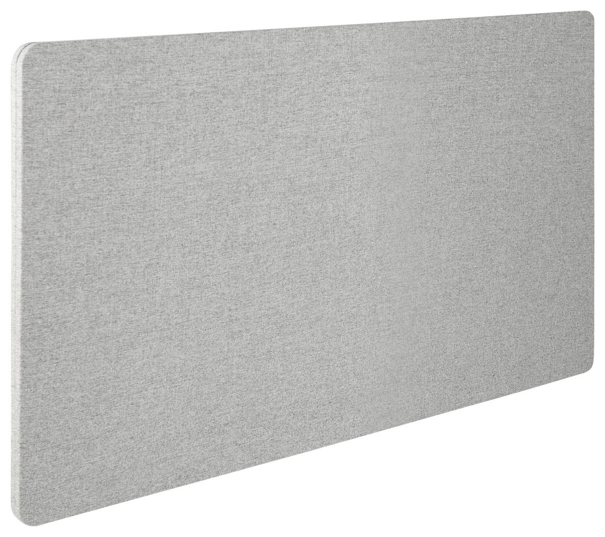 Trennwand Flexmiut D - Hellgrau, Basics, Kunststoff/Textil (120/62/2,5cm) - MID.YOU