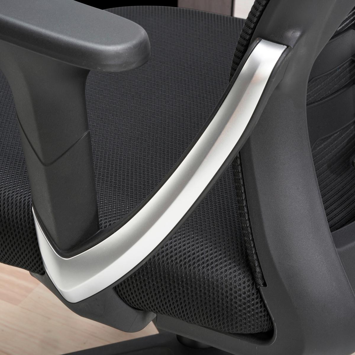Drehstuhl Schwarz B: 65 Cm - Schwarz, Design, Kunststoff/Textil (65/123/65cm) - MID.YOU