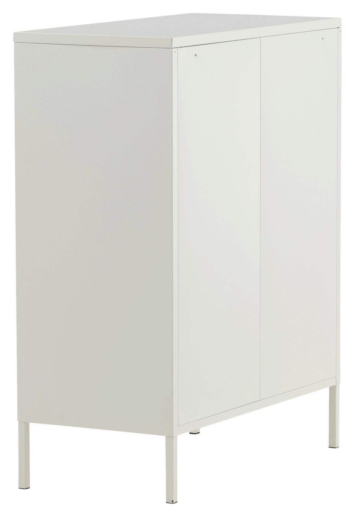 Sideboard Misha - Beige, Design, Metall (80/101,5/40cm) - Livetastic