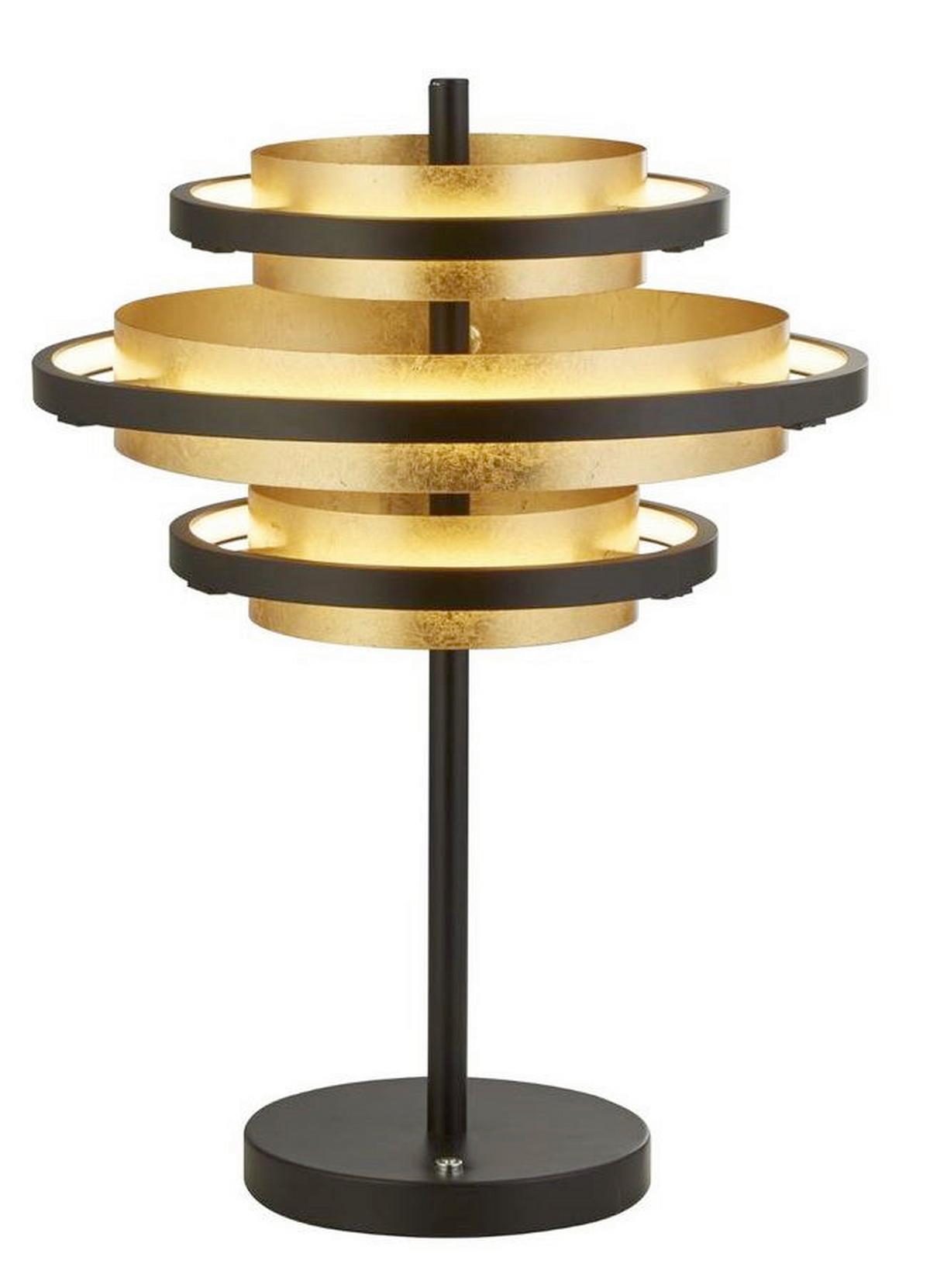 LED-Tischleuchte Eu6357bg - Schwarz, Basics, Metall (32/43.5cm)