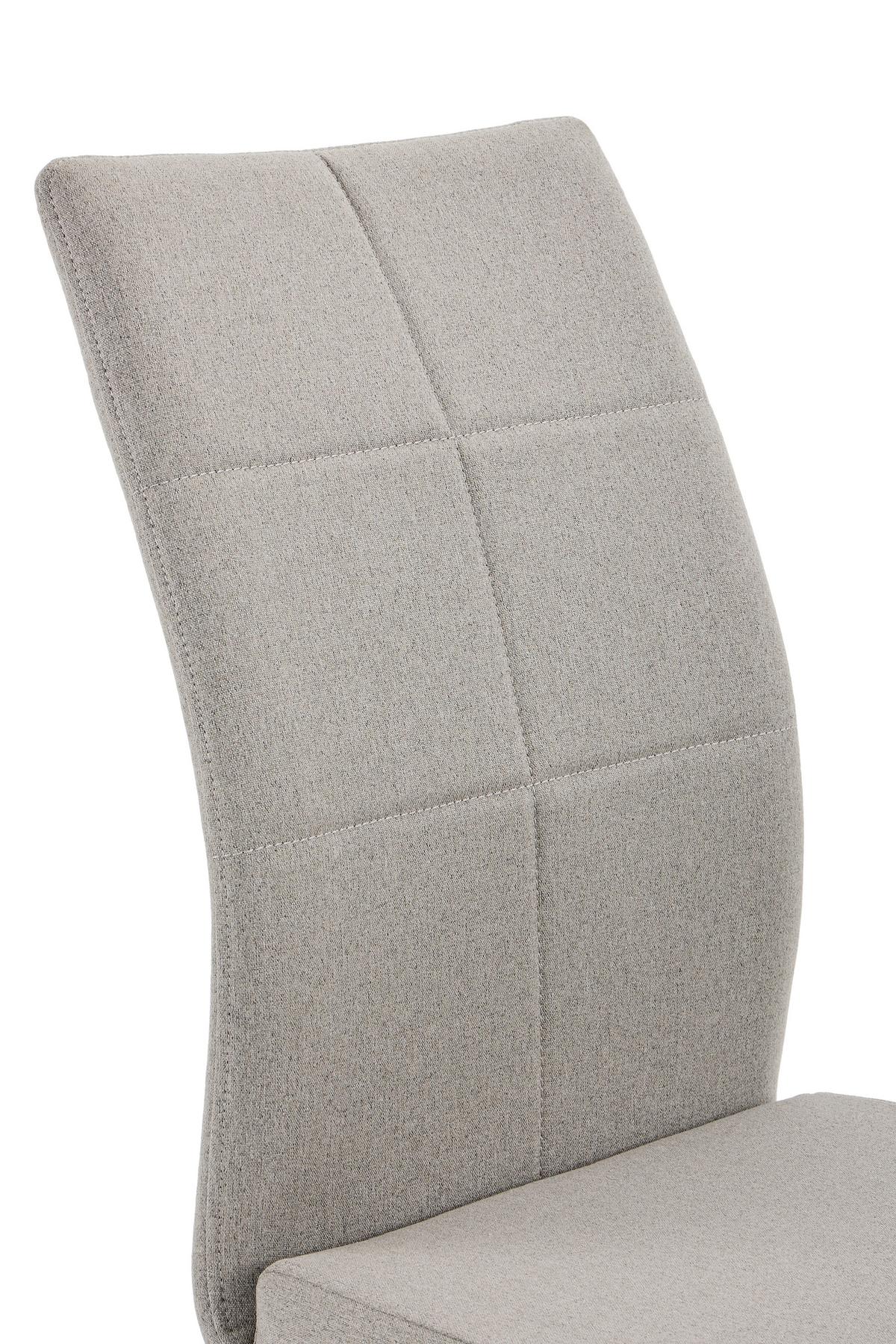 Schwingstuhl-set Turin S 4er-Set - Schlammfarben/Schwarz, MODERN, Textil/Metall (43/98/60cm) - MID.YOU