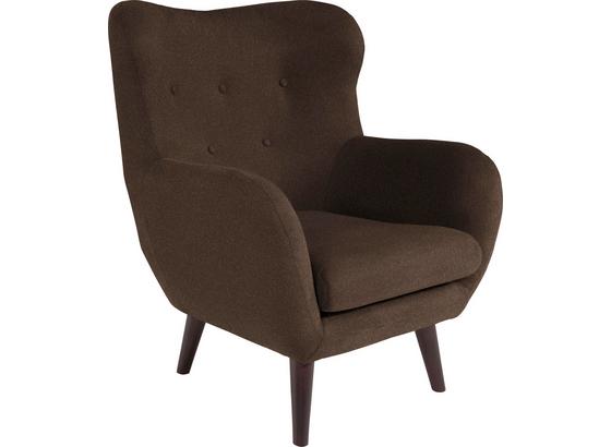 Tv Kreslo Viborg - hnedá, Moderný, textil (91/104/80cm) Tv Kreslo Viborg - hnedá, Moderný, textil (91/104/80cm)