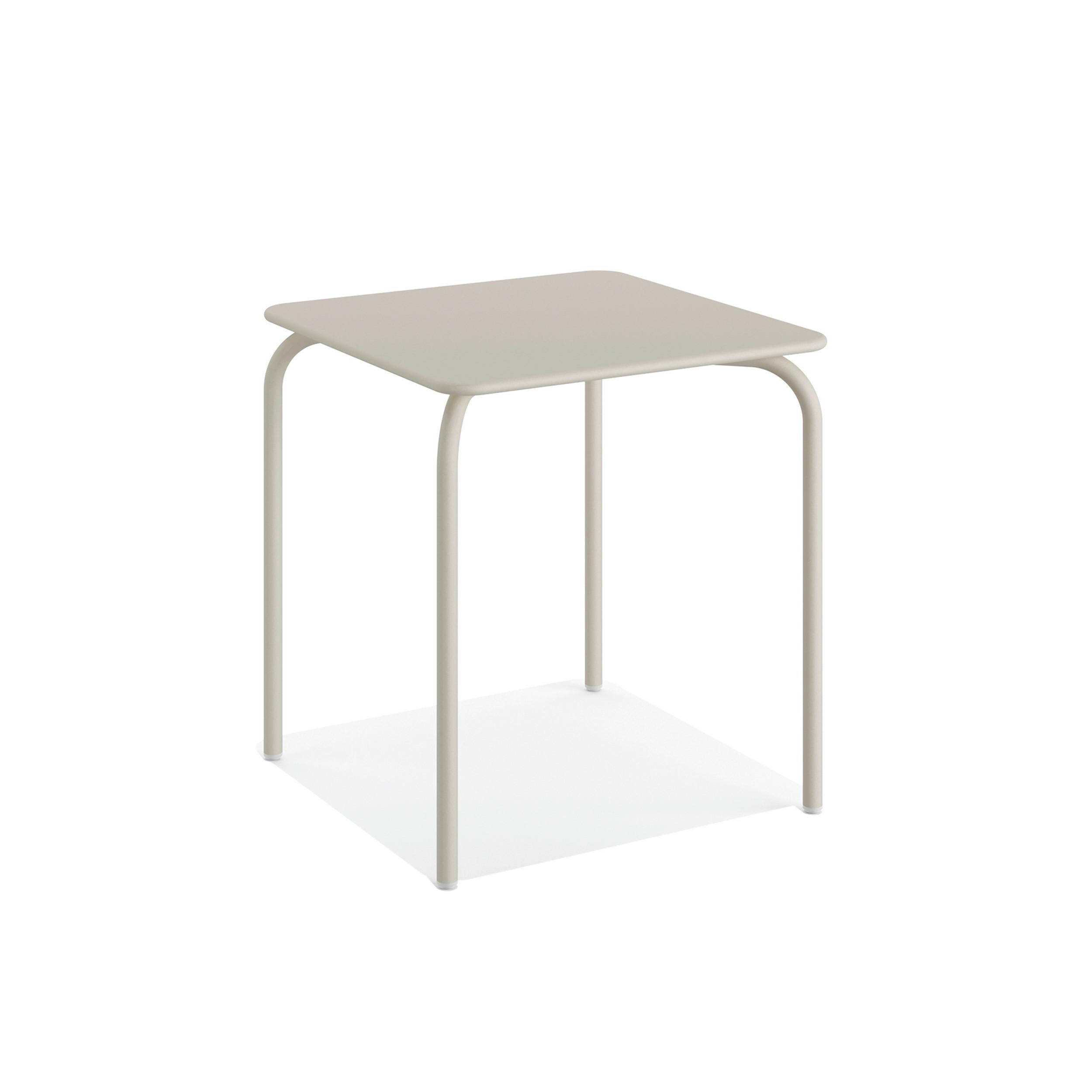 BALKONTISCH OLLY TERRASSENTISCH - Beige, Basics, Metall (70/70/73cm) - Gardenson