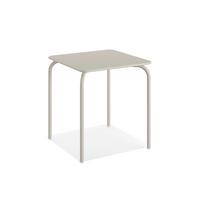 BALKONTISCH OLLY TERRASSENTISCH - Beige, Basics, Metall (70/70/73cm) - Gardenson