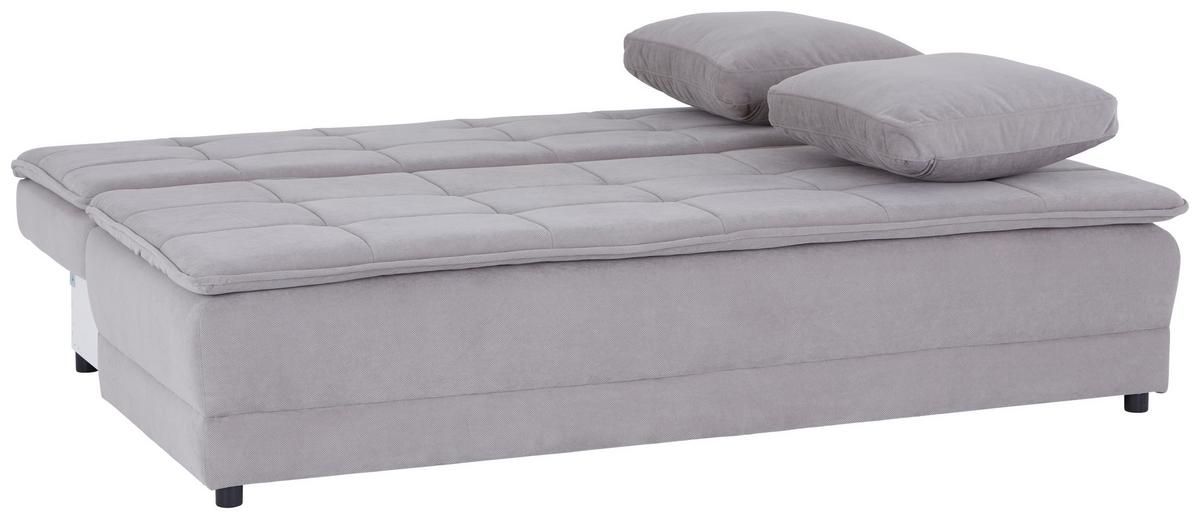 Pohovka s funkciou ALICE sivohnedá farba - čierna/taupe, Modern, textil/plast (202/73-92/105cm) - Luca Bessoni