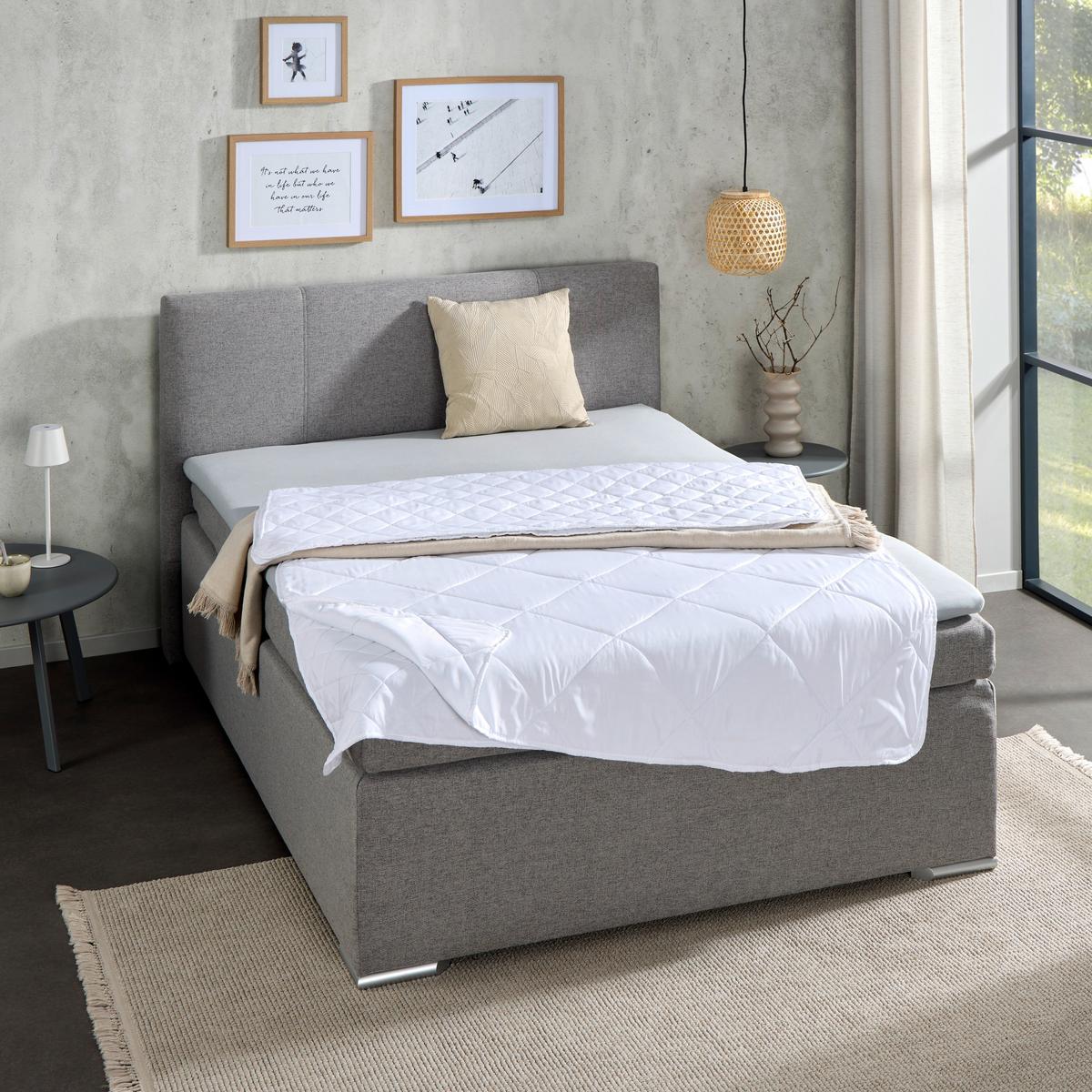 Ganzjahresdecke Karin - Weiß, KONVENTIONELL, Textil (140/200cm) - Primatex