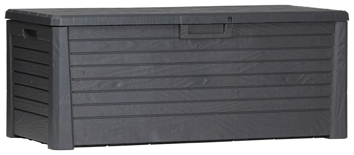 Kissenbox Florida - Anthrazit, Basics, Kunststoff (148/60/72cm)