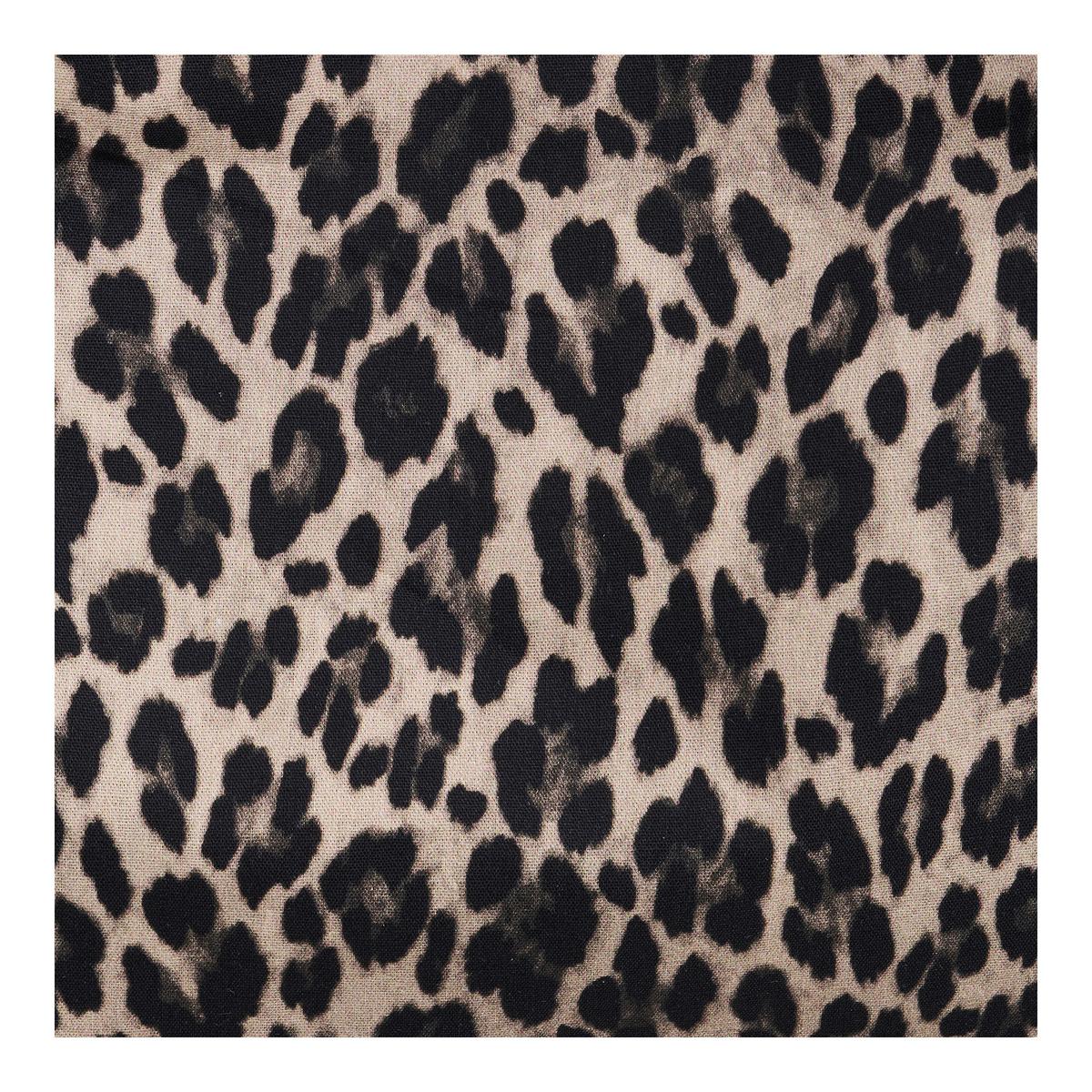 Einkaufstasche Ava Schwarz/Hellbraun - Hellbraun/Schwarz, Basics, Textil (35/39/9,5cm)