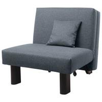 Schlafsessel Columbus Grau Inkl. Zierkissen - Schwarz/Grau, Design, Textil (85/85/100cm) - Max Winzer