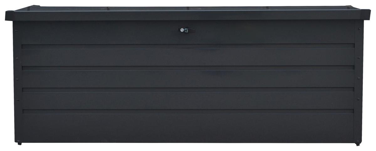 Kissenbox Robus - Anthrazit, MODERN, Metall (165/63/71cm) - Beldano