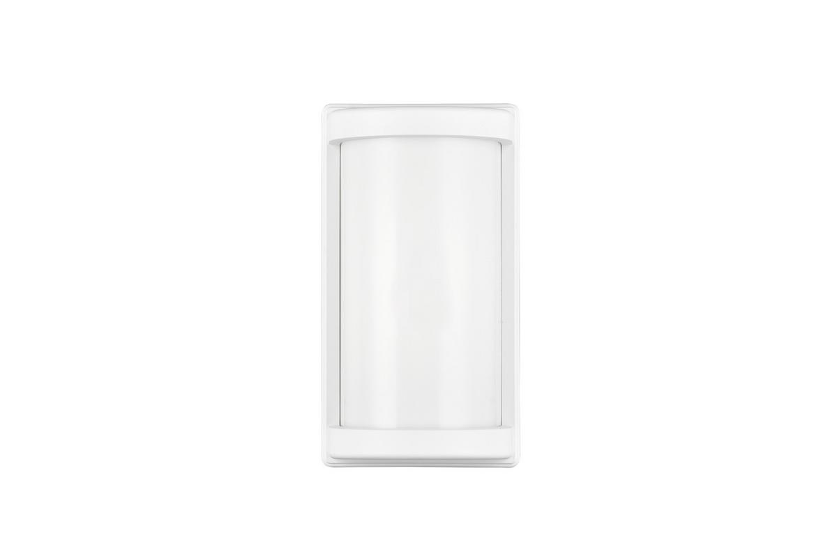AUßENWANDLEUCHTE 10W, Weiß - Weiß, Design, Kunststoff/Metall (26,5/14,5/10cm)