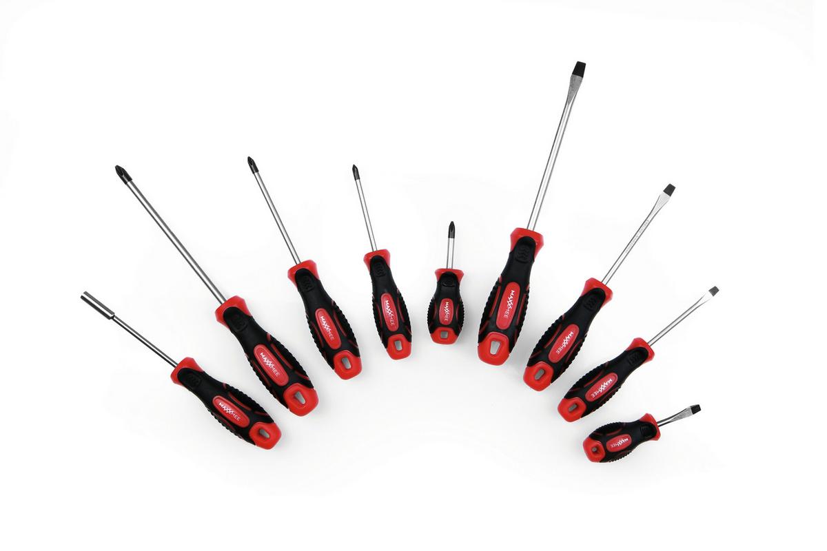 Schraubendreher-Set Maxxmee 37--Teilig. mit Wandhalterung - Basics, Kunststoff/Metall (29/22/7,5cm)