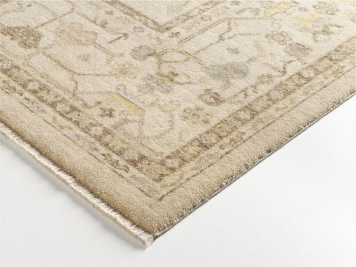 Orientteppich Larkana Sunai - Creme, Basics, Textil (90/160cm) - Cazaris