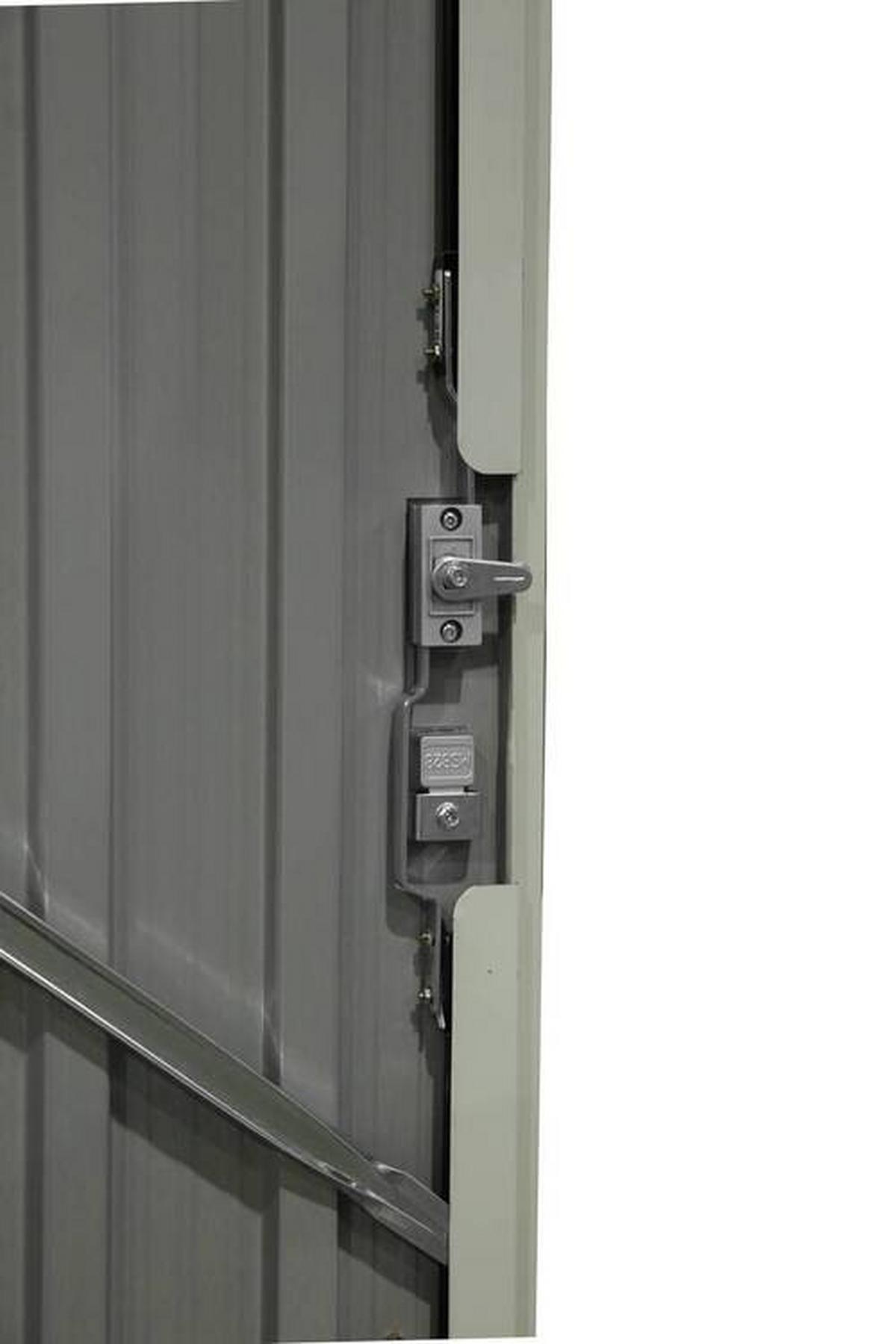 Fahrradgarage Fahrradgarage Und Aufbew. Box - Anthrazit, Basics, Metall (203/158/200cm)