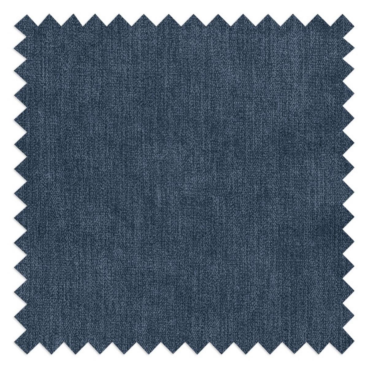 Ecksofa Elvis Dunkelblau S: 182x259 Cm - Silberfarben/Dunkelblau, KONVENTIONELL, Textil (182/259cm) - Trendmanufaktur