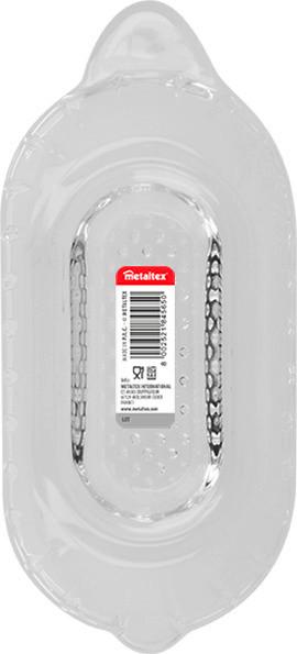 Almareszelő Üveg - fehér, Üveg (20,9/9,5/3,5cm) - Metaltex