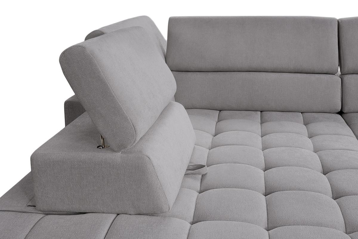 Ecksofa Elias Neu Braun S: 201x307 Cm - Naturfarben/Braun, Design, Textil (201/307cm) - Livetastic
