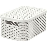 Kosár + Tető Krém Színben - krémszínű, Konventionell, műanyag (29,3/18,7/39,3cm) - Curver