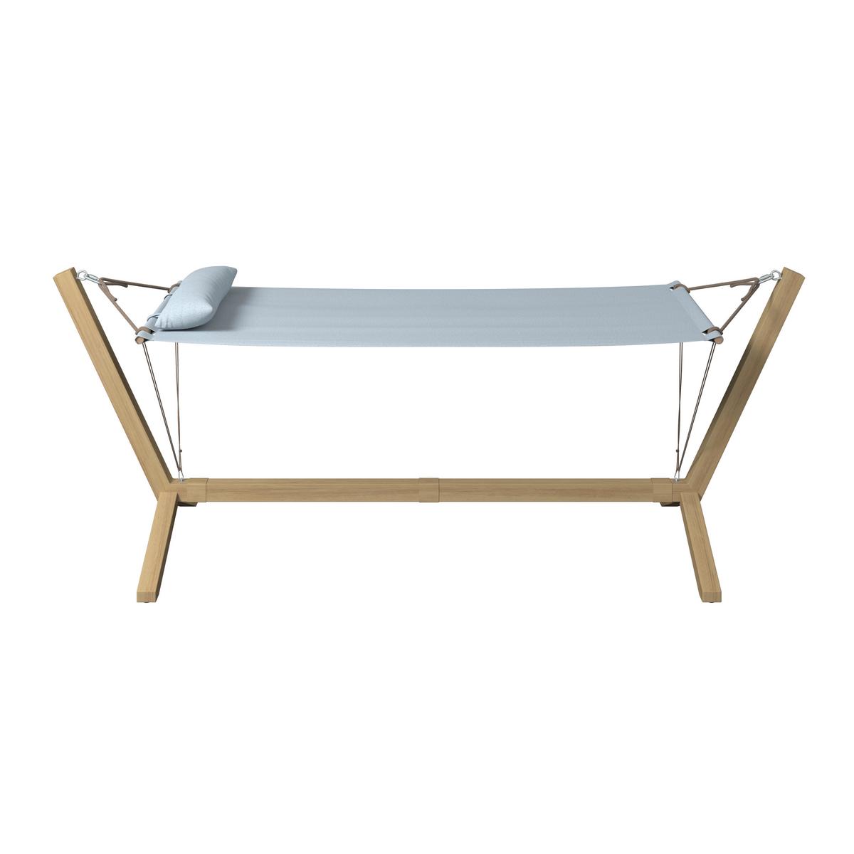 Hängematte Cesena - Gelb/Hellgrau, MODERN, Textil/Metall (296/111/108cm) - Beldano