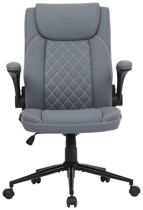 Chefsessel Fredy - Schwarz/Weiß, MODERN, Holz/Kunststoff (64/116/70cm)