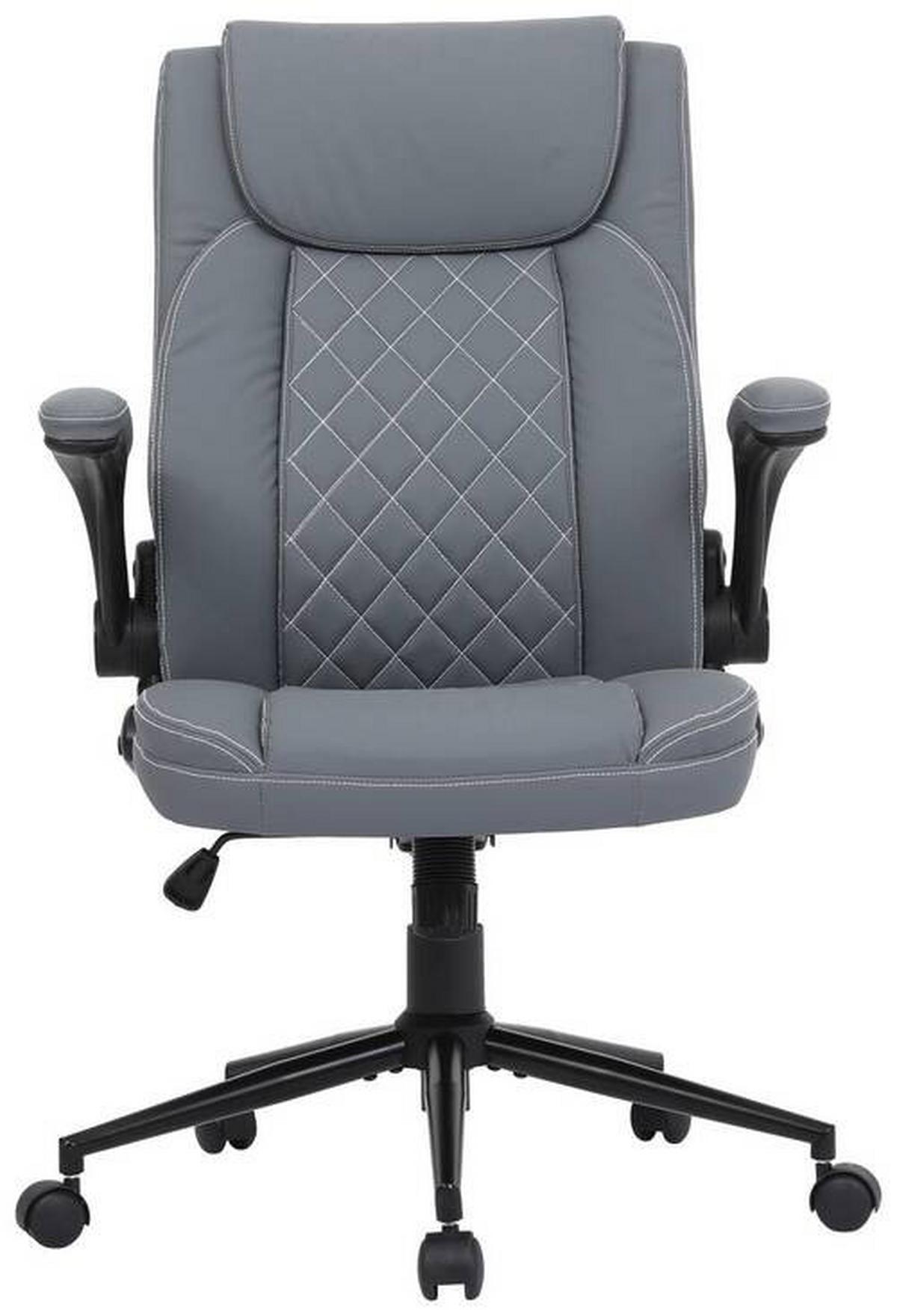 Chefsessel Fredy - Schwarz/Weiß, MODERN, Holz/Kunststoff (64/116/70cm)