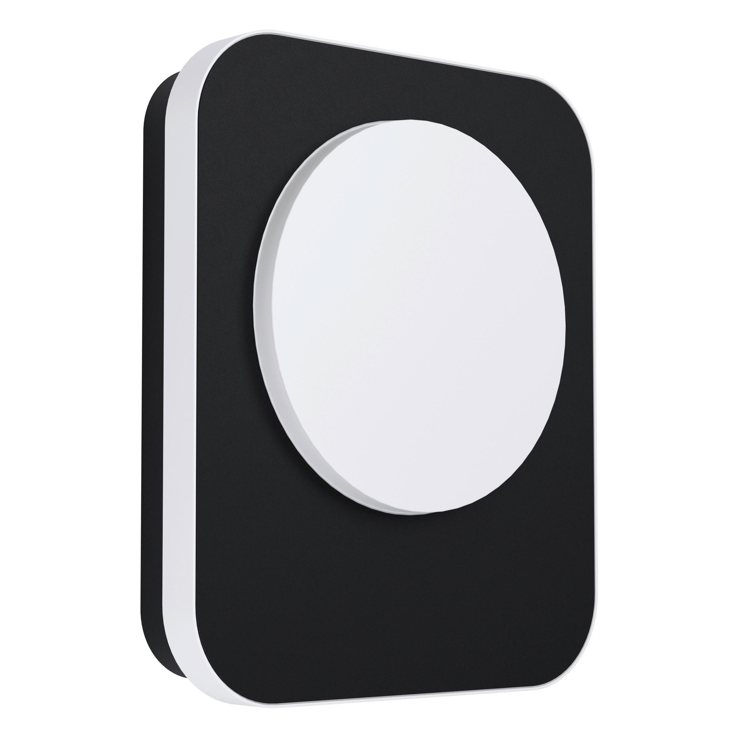 AUSSENWANDLEUCHTE 99583 MADRIZ - Schwarz/Weiß, Basics, Kunststoff/Metall (23/19/4cm) - Eglo